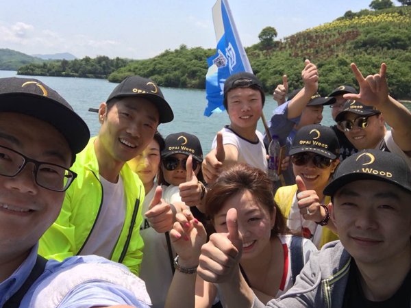 歐派地板常州天目湖拓展旅游活動(dòng)